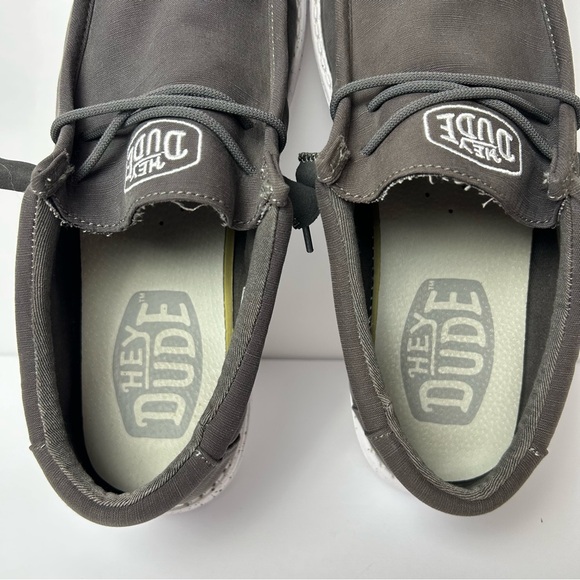 Hey Dude Men's Loafers Dark Gray Size 13 - Picture 9 of 9